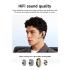 HOCO E90 Single Earbud ENC Noise Reduction Glandular Earbud with Two Microphones, up to 23 Hour Play Time. HI-FI Audio, Black
